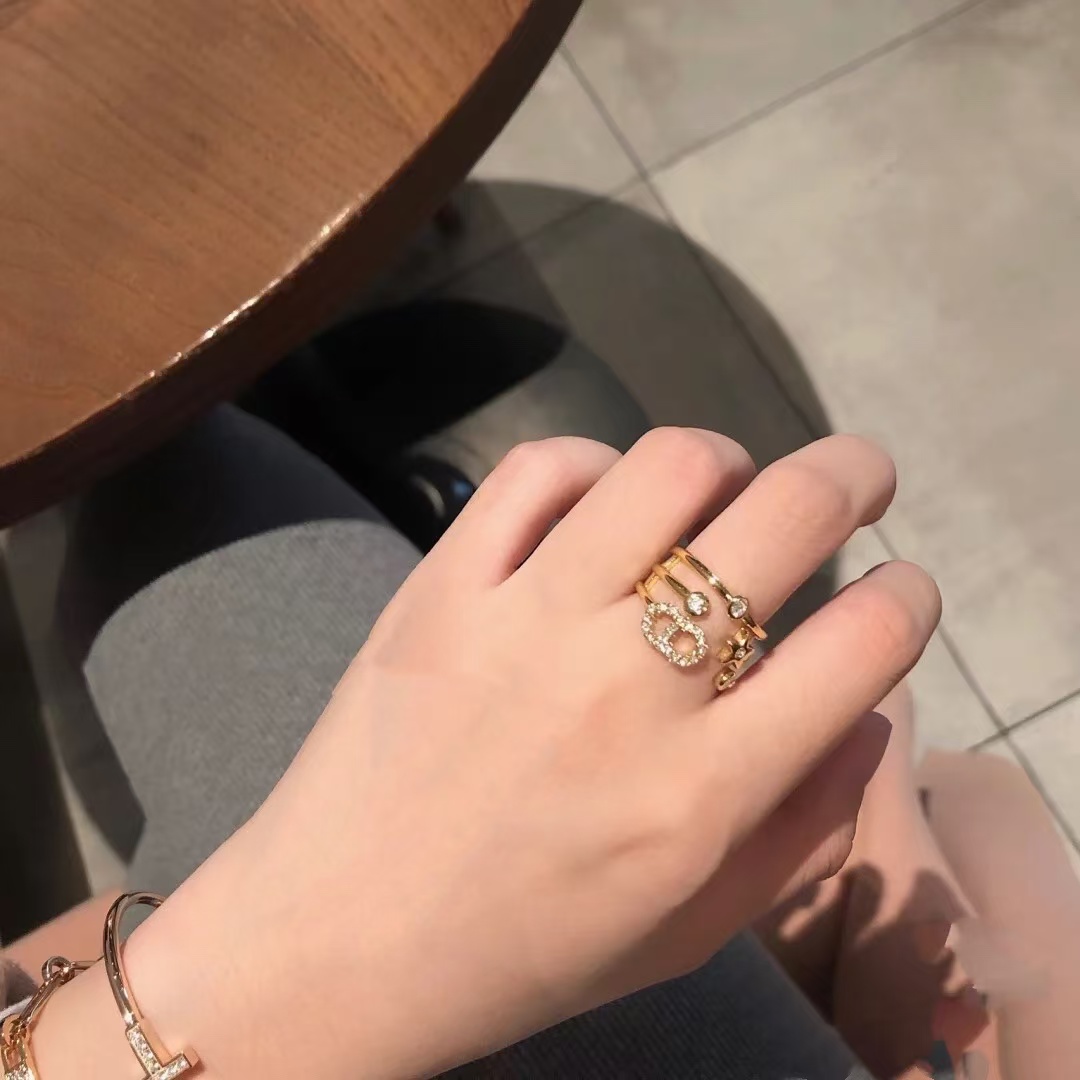 Dior CD Three Layers Ring - Best Replica Jewelry™