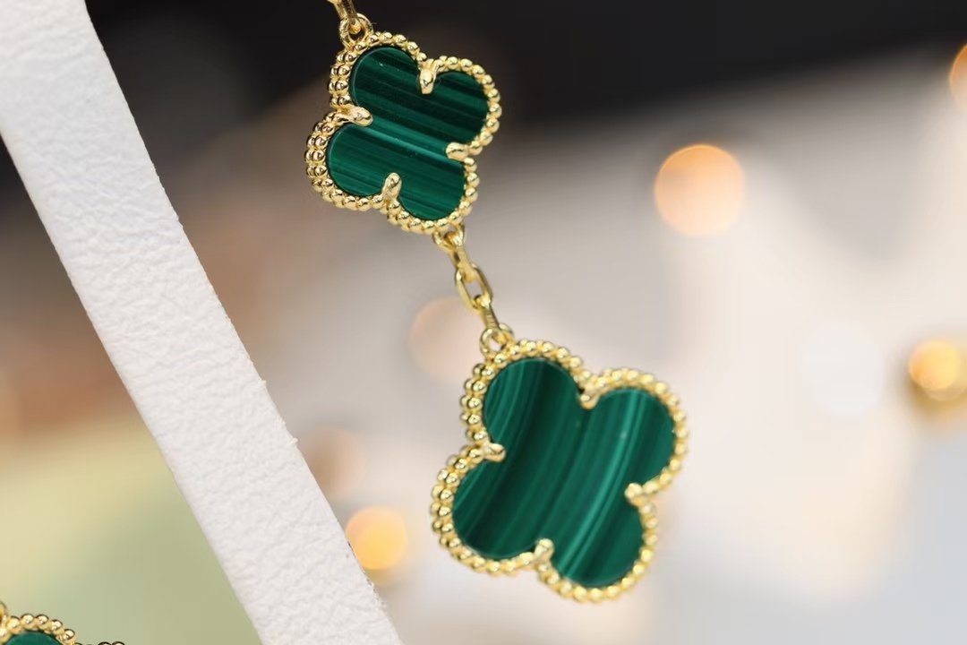 VCA Magic Alhambra Earrings 3 Motifs - Best Replica Jewelry™