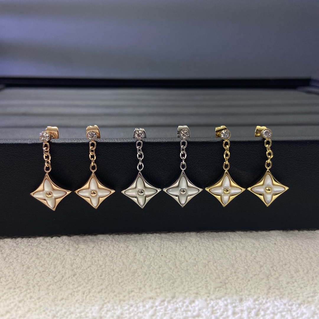 Louis Vuitton Color Blossom Star Drop Earrings - Best Replica Jewelry™