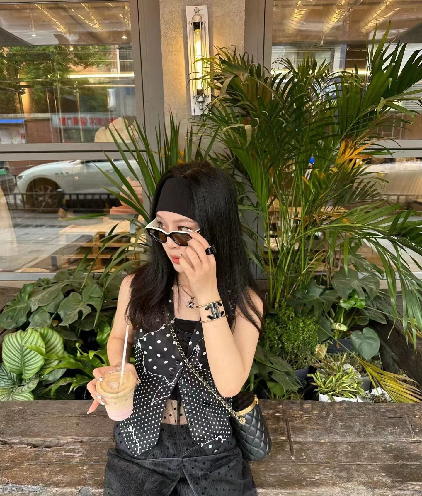 Chanel Open Cuff Funky Exaggerated Geometric Bangle Bracelet - Best Replica Jewelry™