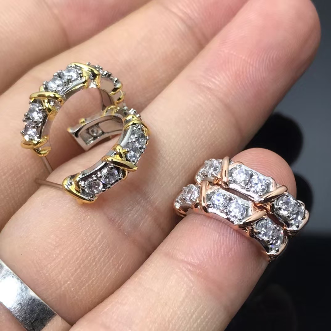 Tiffany Cross Earrings - Best Replica Jewelry™