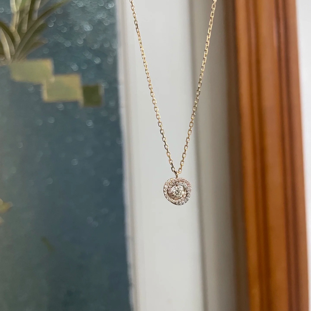 Cartier Full Diamond Paved Trinity Pendant Necklace - Best Replica Jewelry™