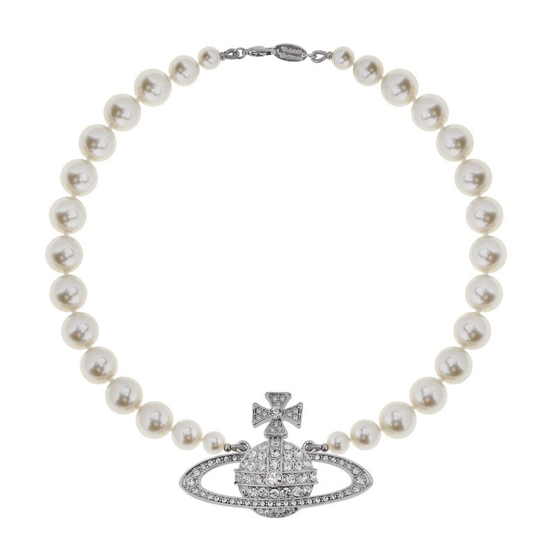 Vivienne Westwood Large Saturn Necklace - Best Replica Jewelry™