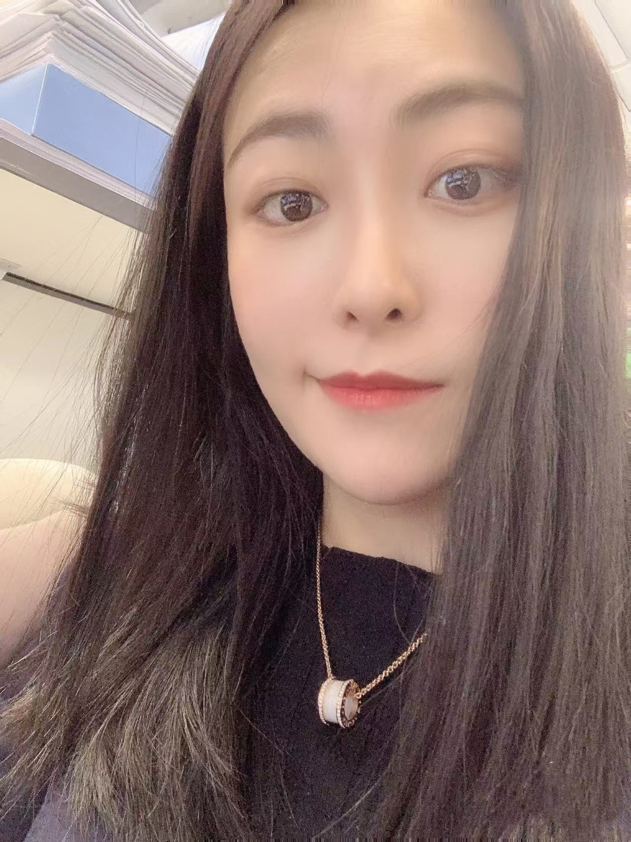 Bvlgari B.zero1 Necklace - Ceramic & Diamond - Best Replica Jewelry™