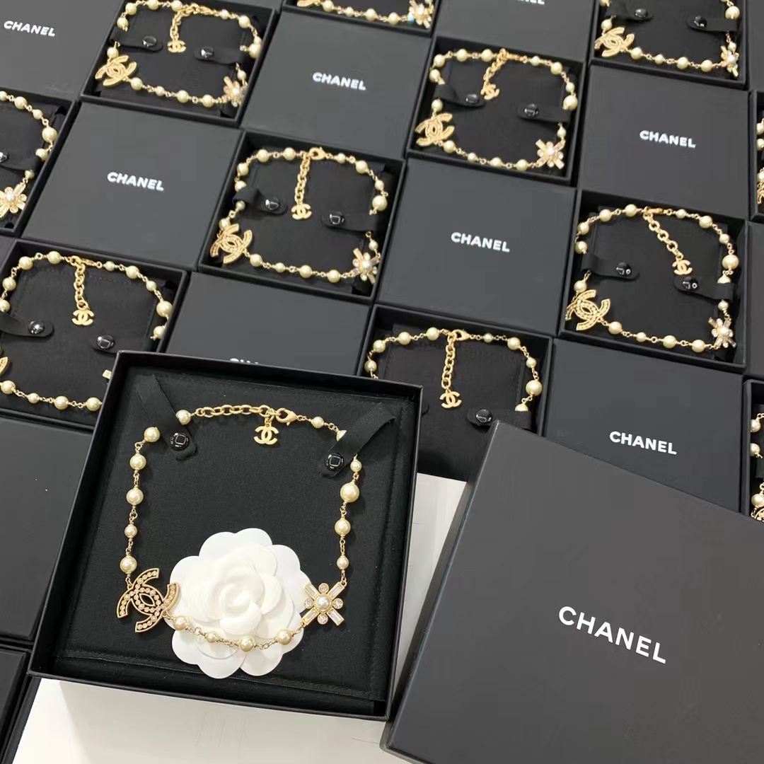 Chanel Luxury Prom Pearl Necklace - Best Replica Jewelry™