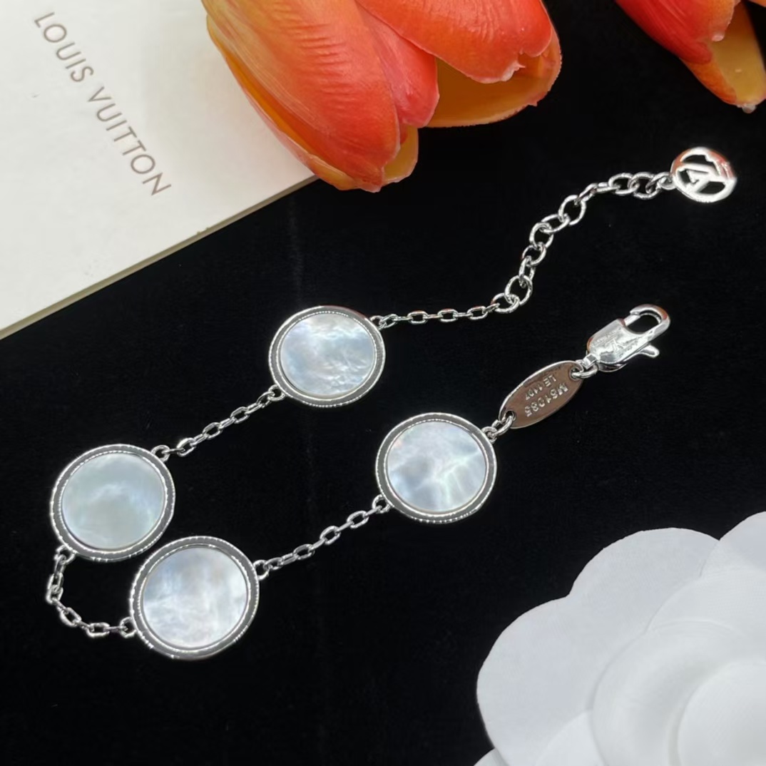 Louis Vuitton 4 LV Letters Bracelet - Best Replica Jewelry™