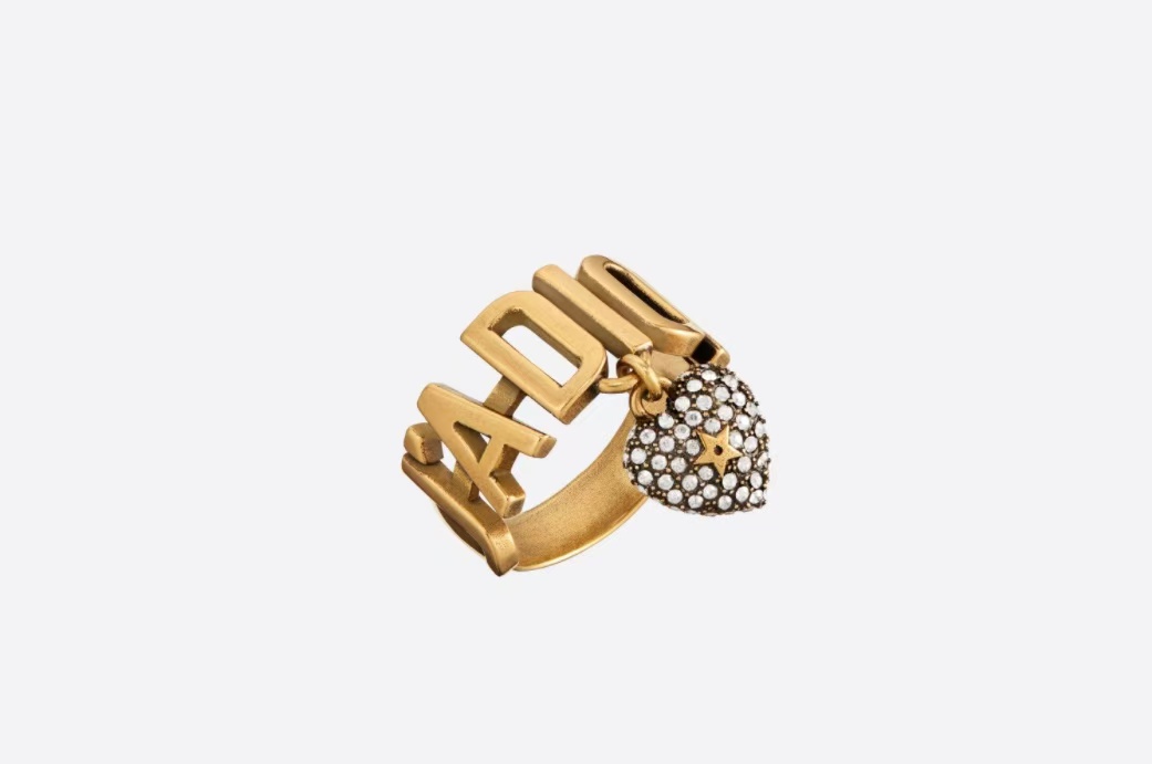 Dior JADIOR Heart Dangle Ring - Best Replica Jewelry™