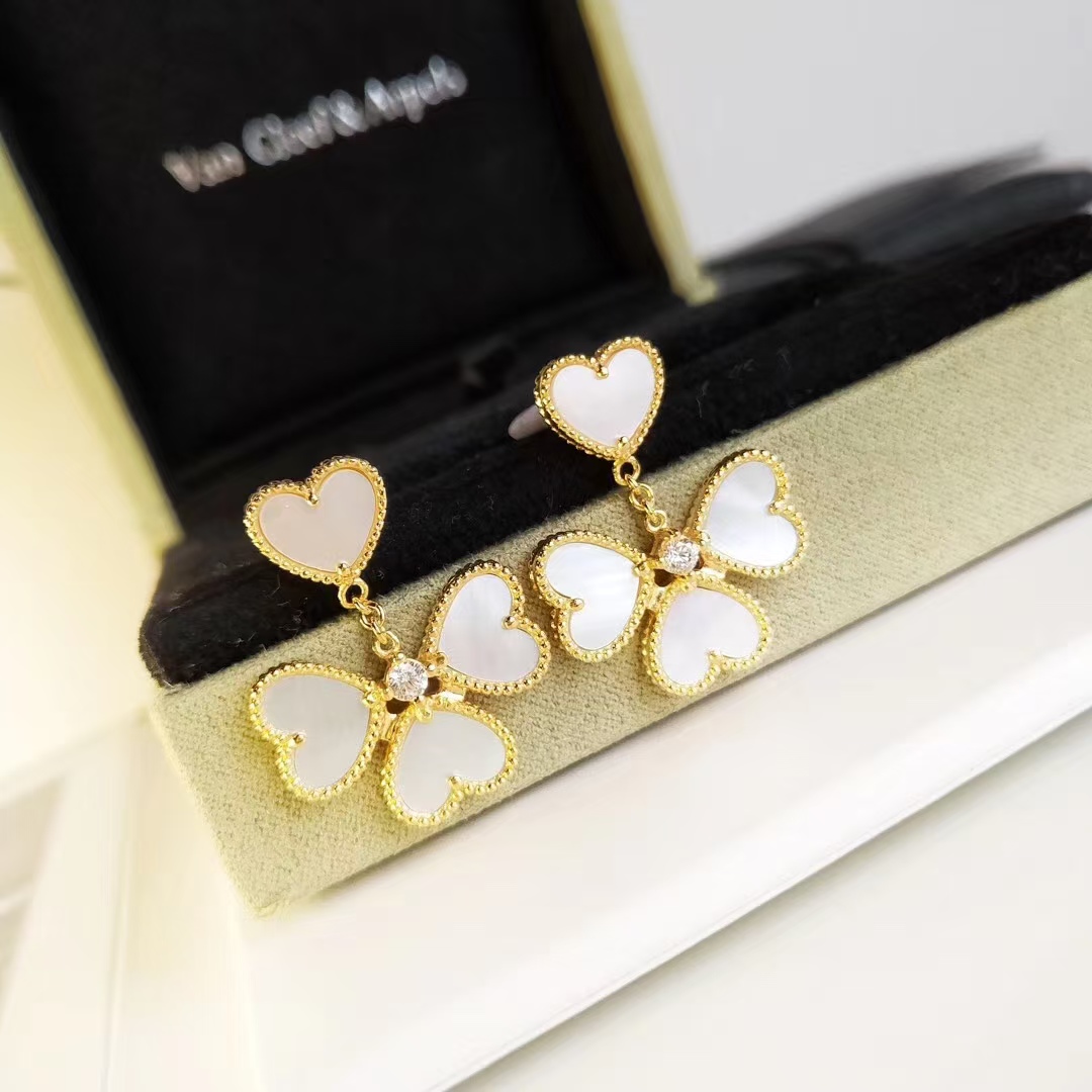 VCA Sweet Heart Earrings - Best Replica Jewelry™