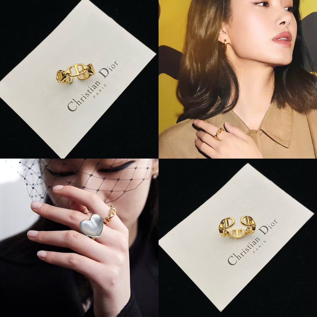 Dior CD Connected Open Ring - Best Replica Jewelry™