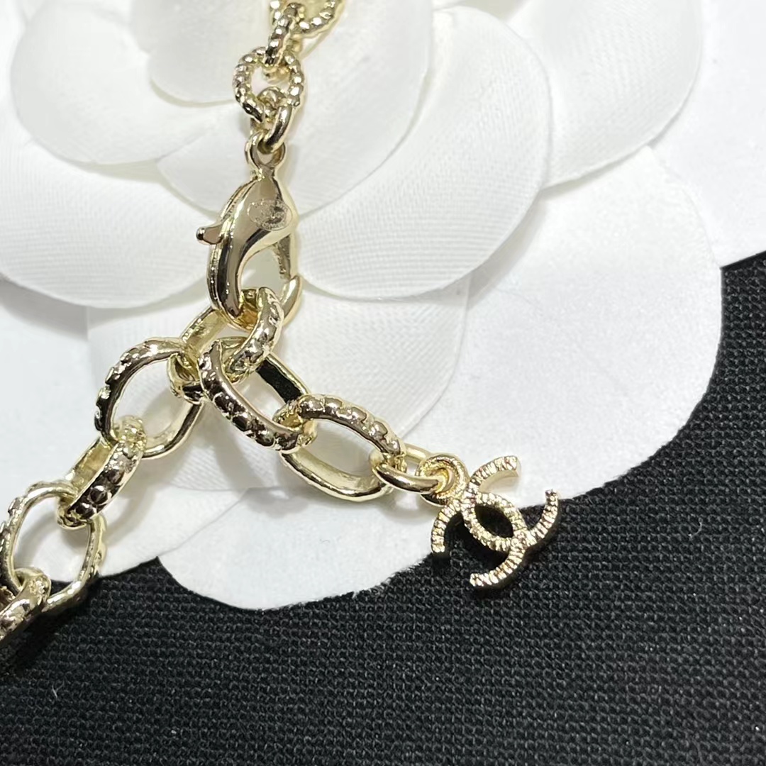 Chanel Moon Star Pearl Charms Necklace - Best Replica Jewelry™