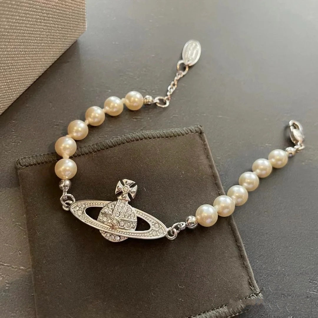 Vivienne Westwood Pearl Bracelet - Best Replica Jewelry™
