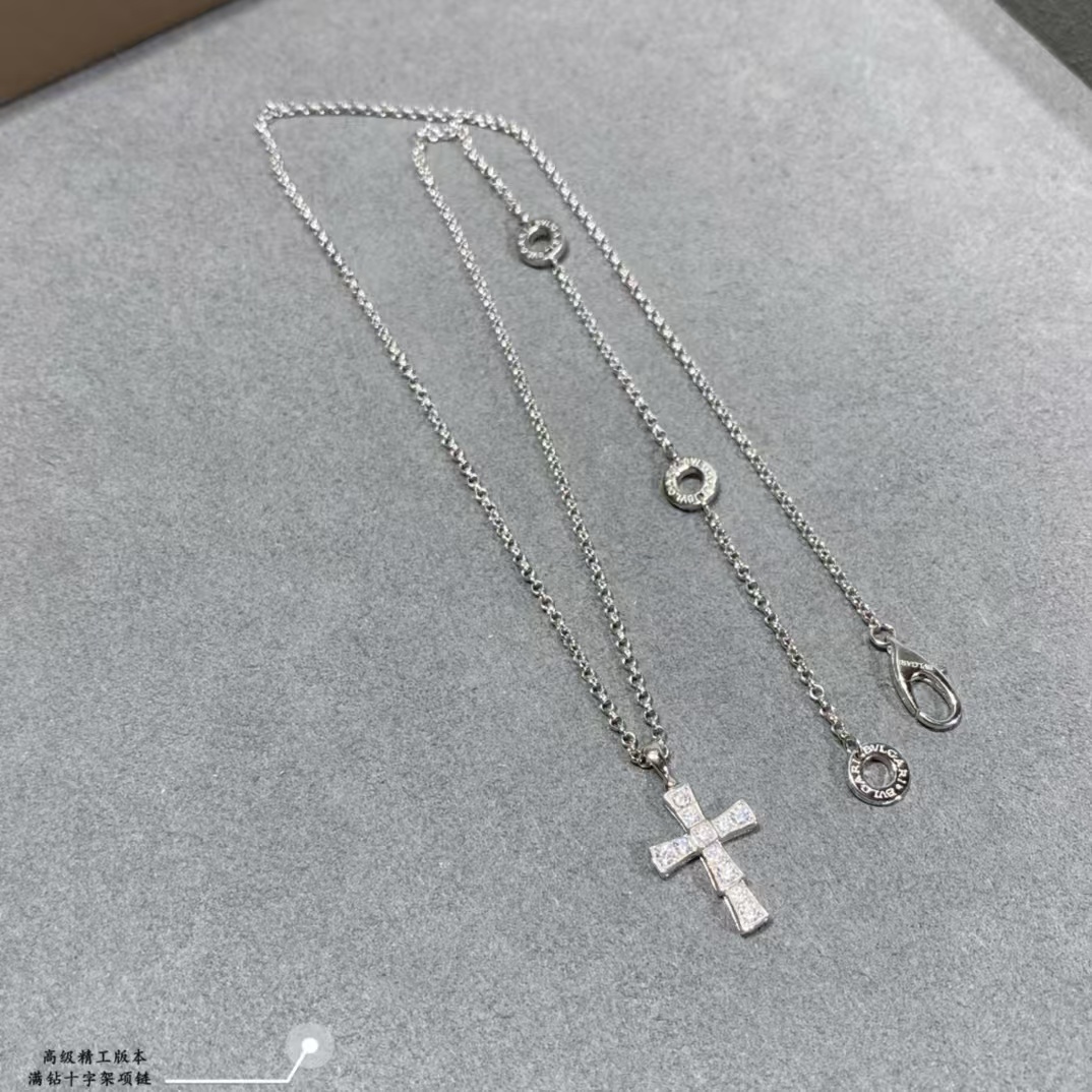 Bvlgari Cross Croce Pendant Necklace - Best Replica Jewelry™