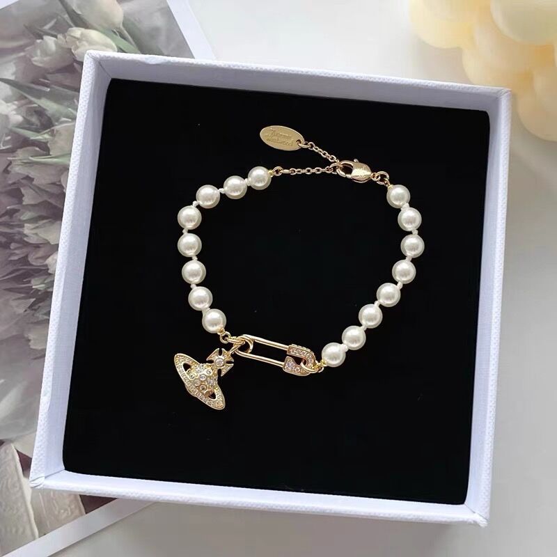Vivienne Westwood Pearl Bracelet - Best Replica Jewelry™