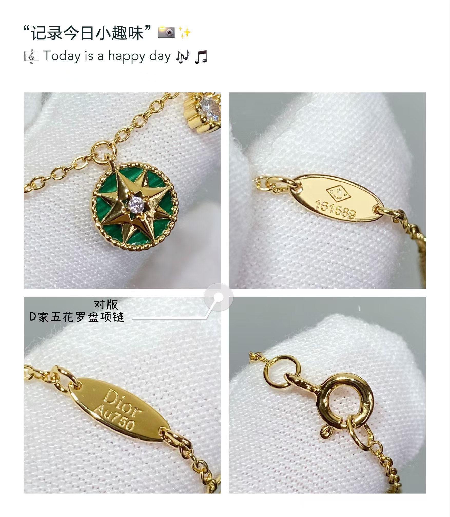 Dior Rose Des Vents Necklace - Best Replica Jewelry™