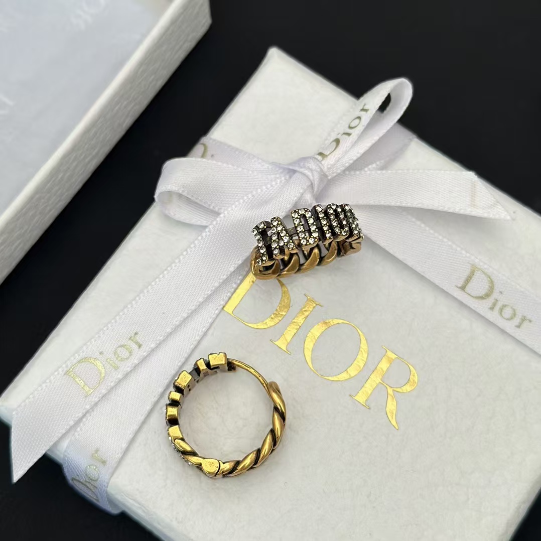 Dior JADIOR Hoop Earrings Ring - Two Wear Ways - Best Replica Jewelry™