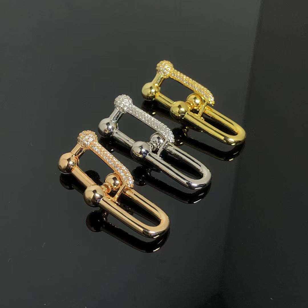 Tiffany HardWear Large Link Earrings - Best Replica Jewelry™