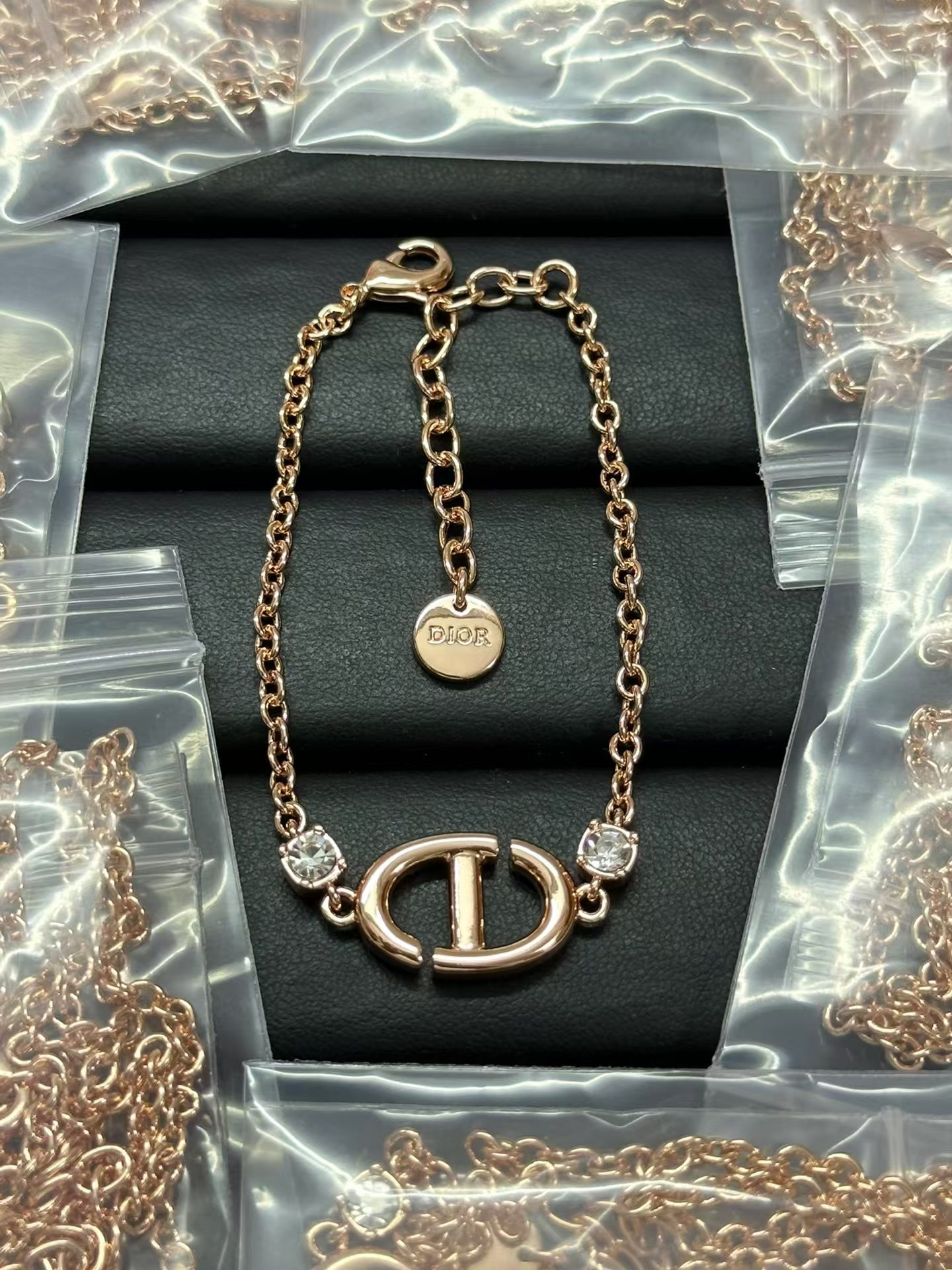 Dior CD Navy Bracelet - Best Replica Jewelry™