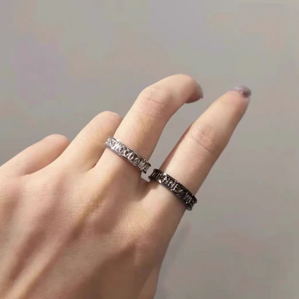 Vivienne Westwood Hollow Letters Ring - Best Replica Jewelry™