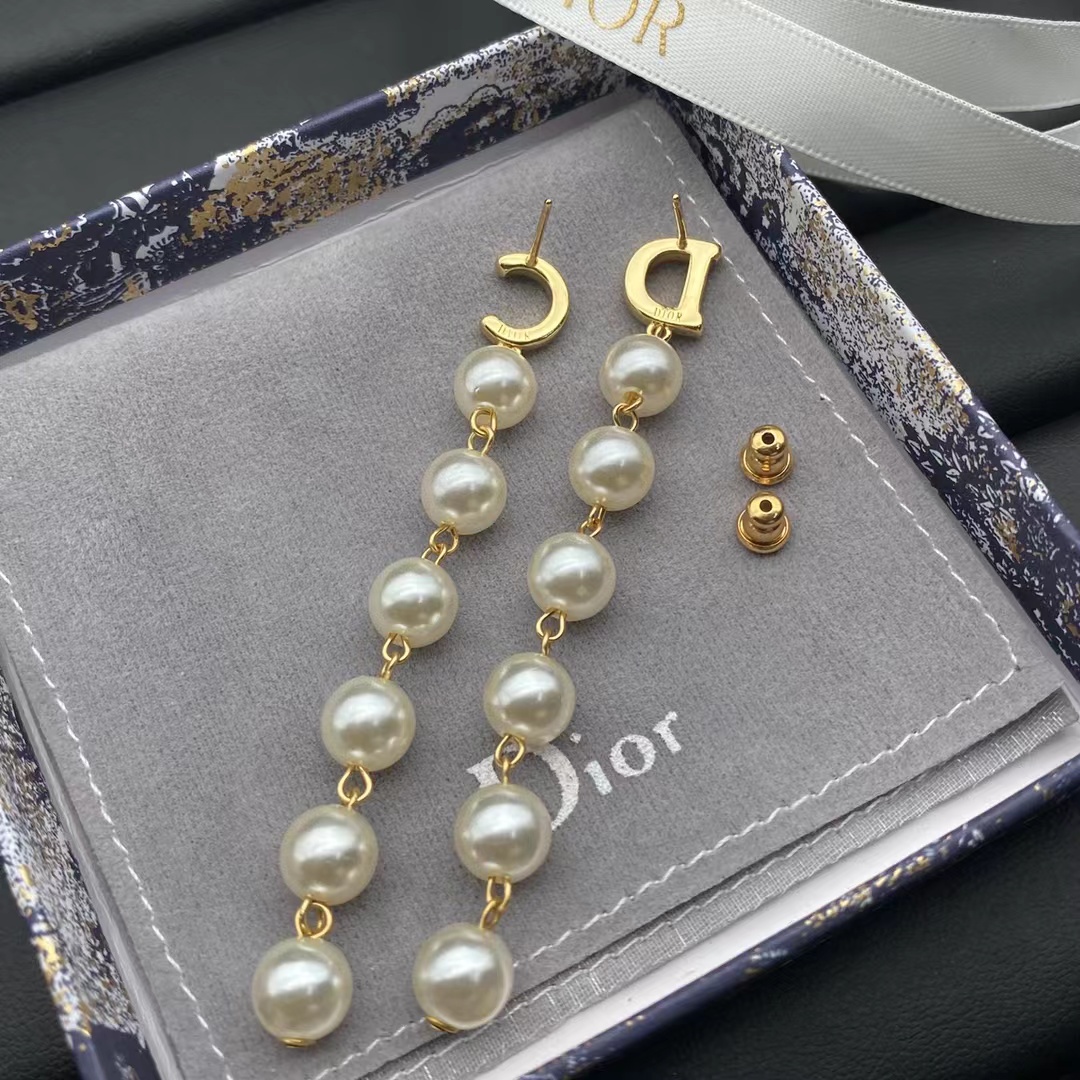 Dior Pearl Tassel Earring - Best Replica Jewelry™