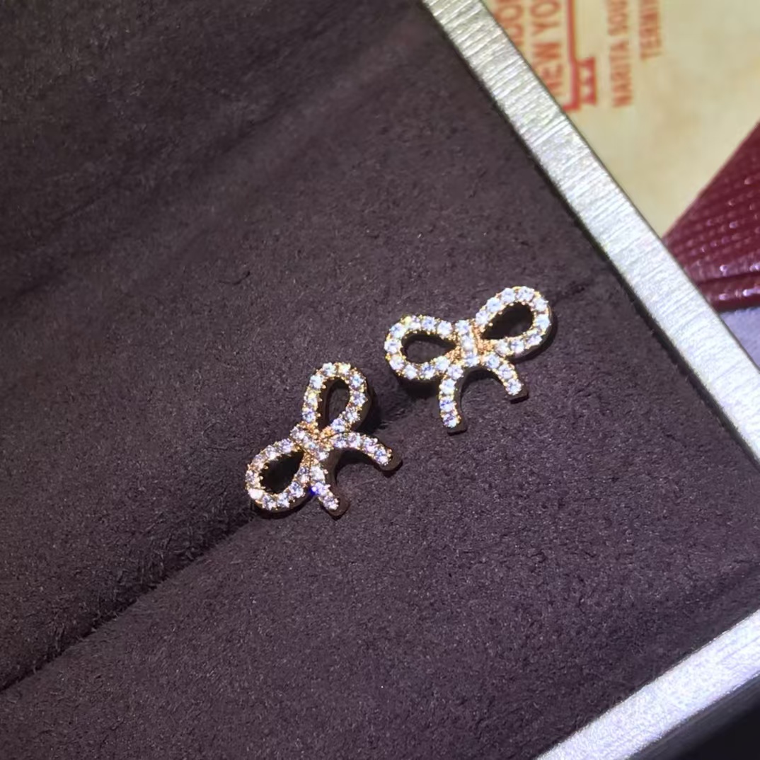 Tiffany Bow Knot Earrings - Best Replica Jewelry™