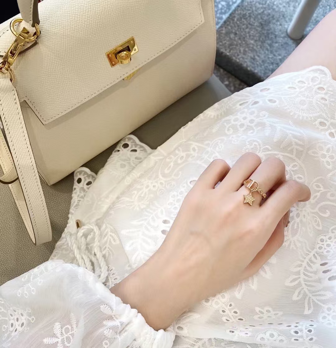 Dior CD Star Dangle Ring - Best Replica Jewelry™