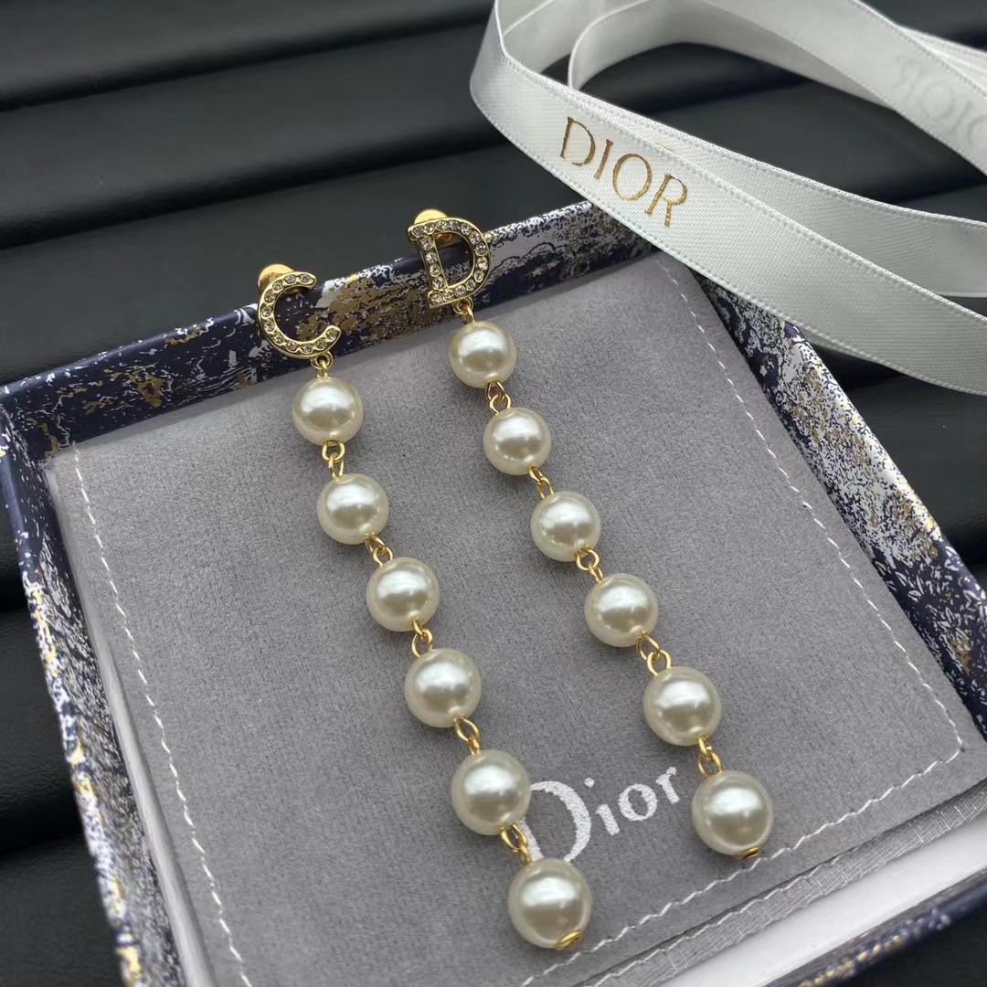 Dior Pearl Tassel Earring - Best Replica Jewelry™