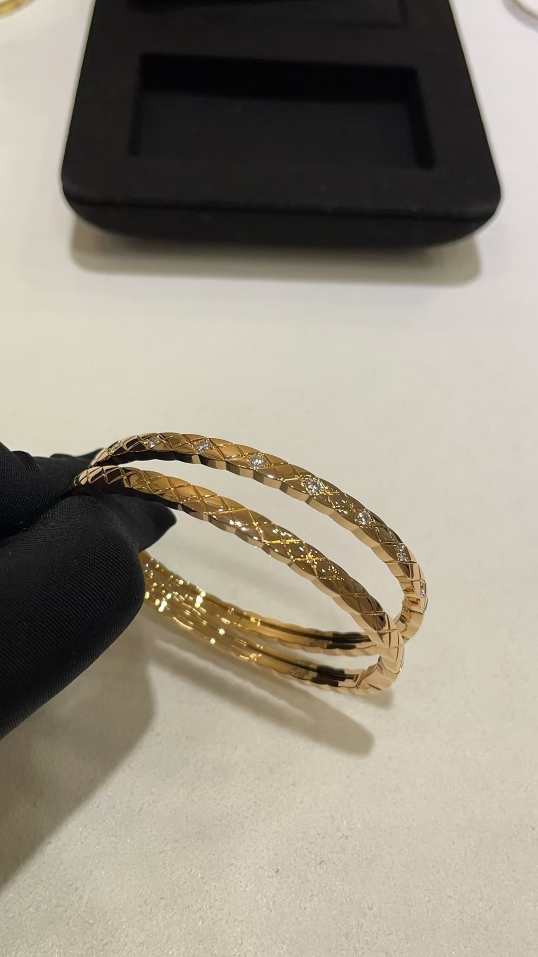 Chanel Coco Crush Mini Bangle Bracelet - Best Replica Jewelry™