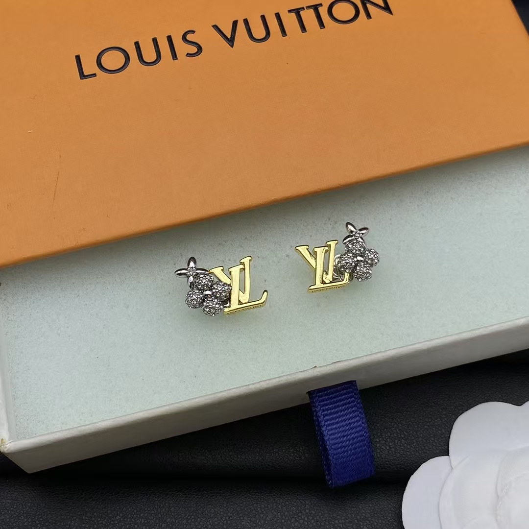 Louis Vuitton Mixed Color Stud Earrings - Best Replica Jewelry™