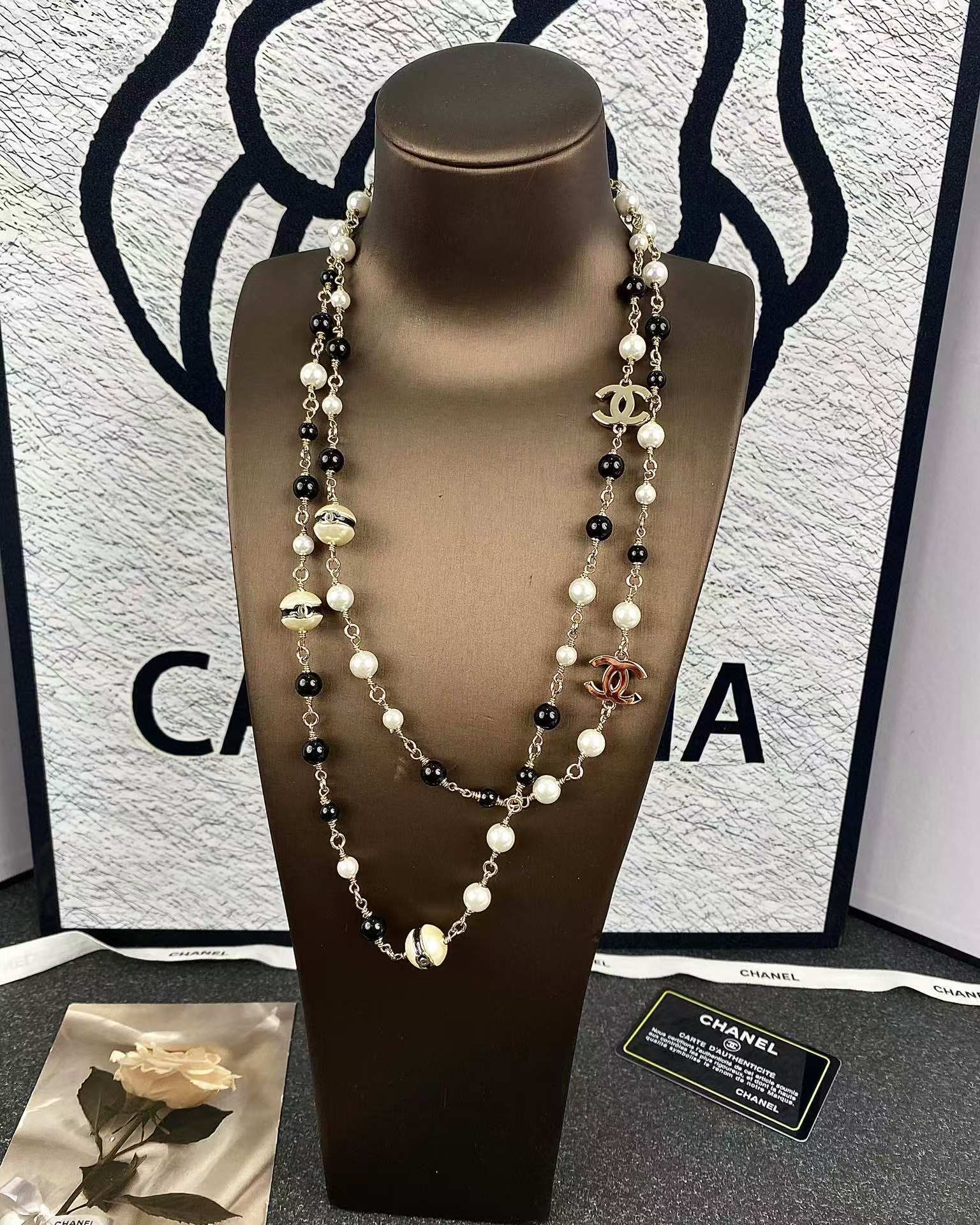 Chanel Long Sweater Necklace - Best Replica Jewelry™