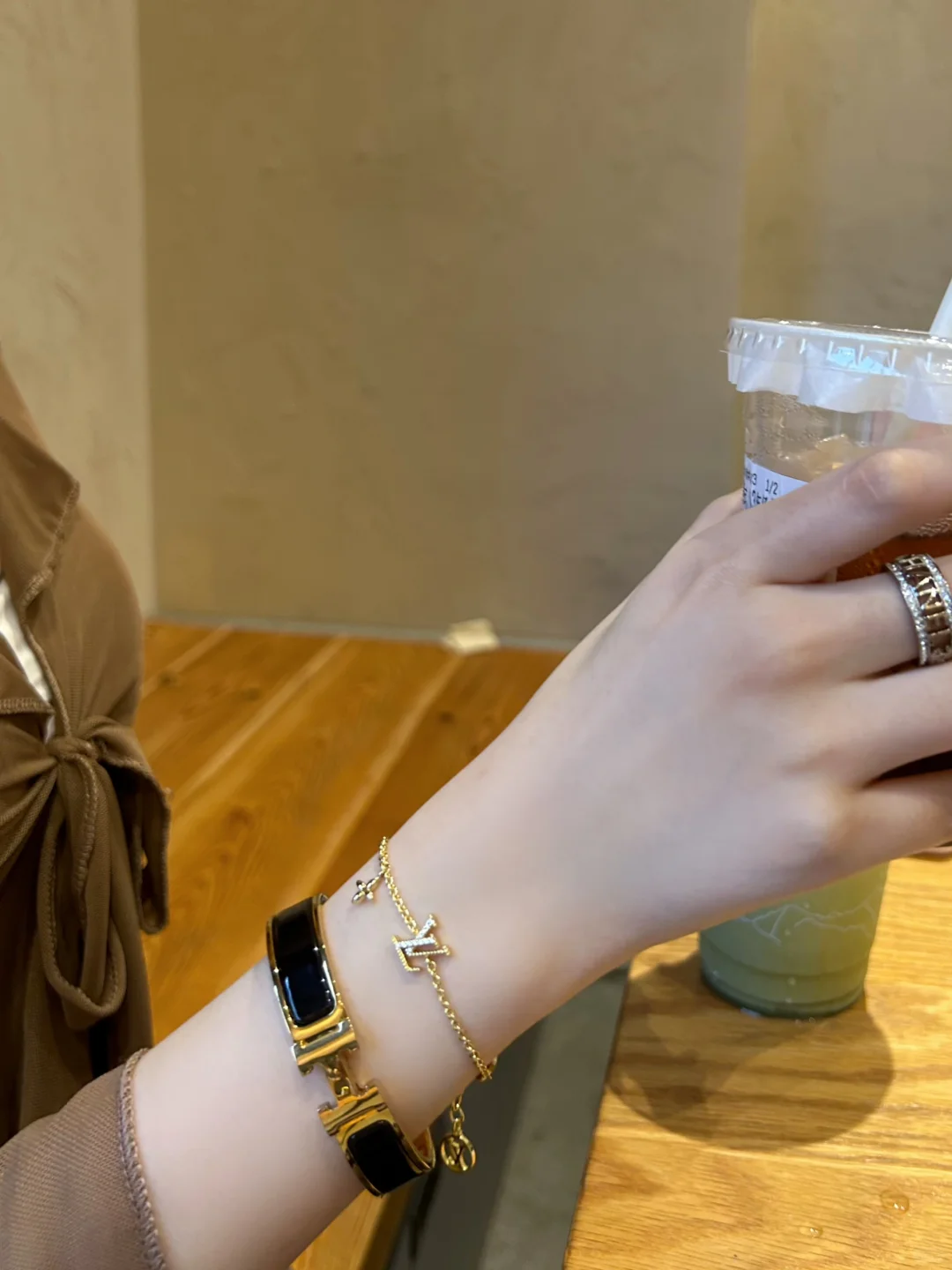 Hermes Wide H Enamel Bracelet Bangle - Best Replica Jewelry™