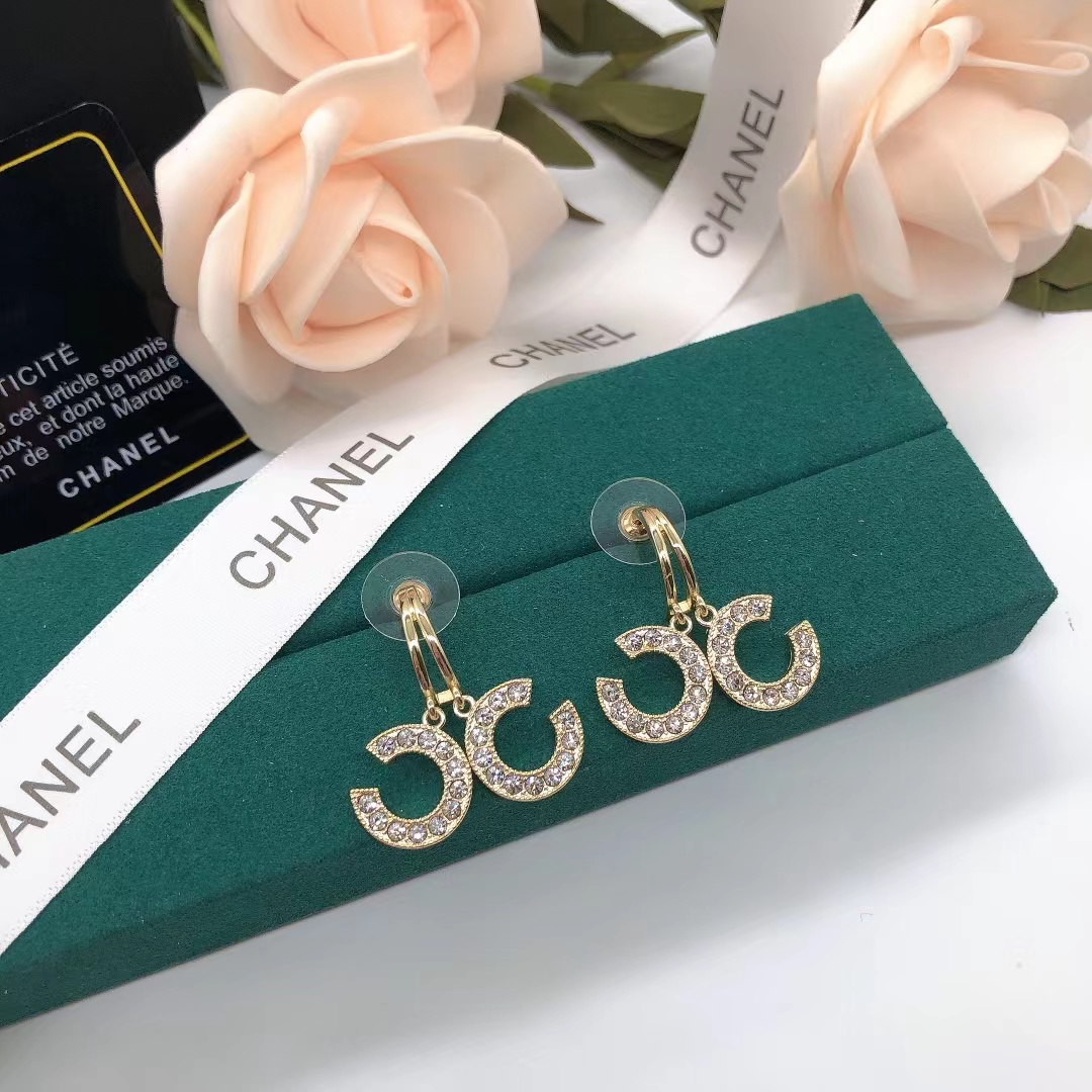 Chanel Separate Double C Earrings - Best Replica Jewelry™