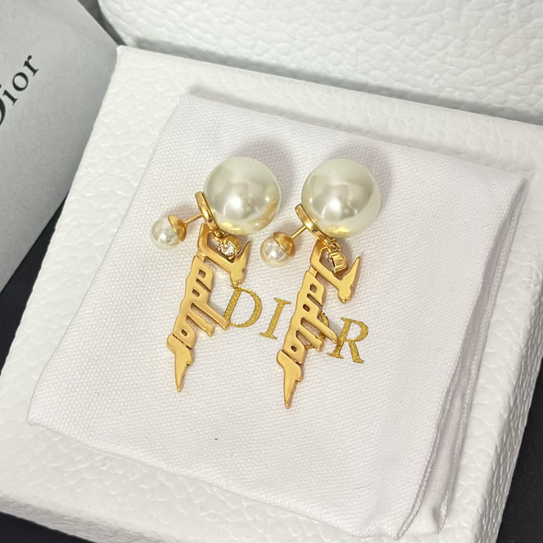 Dior Tassel JADIOR Pearl Earrings - Best Replica Jewelry™