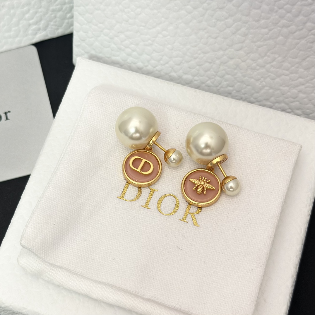 Dior Bee Pearl Earrings - Best Replica Jewelry™