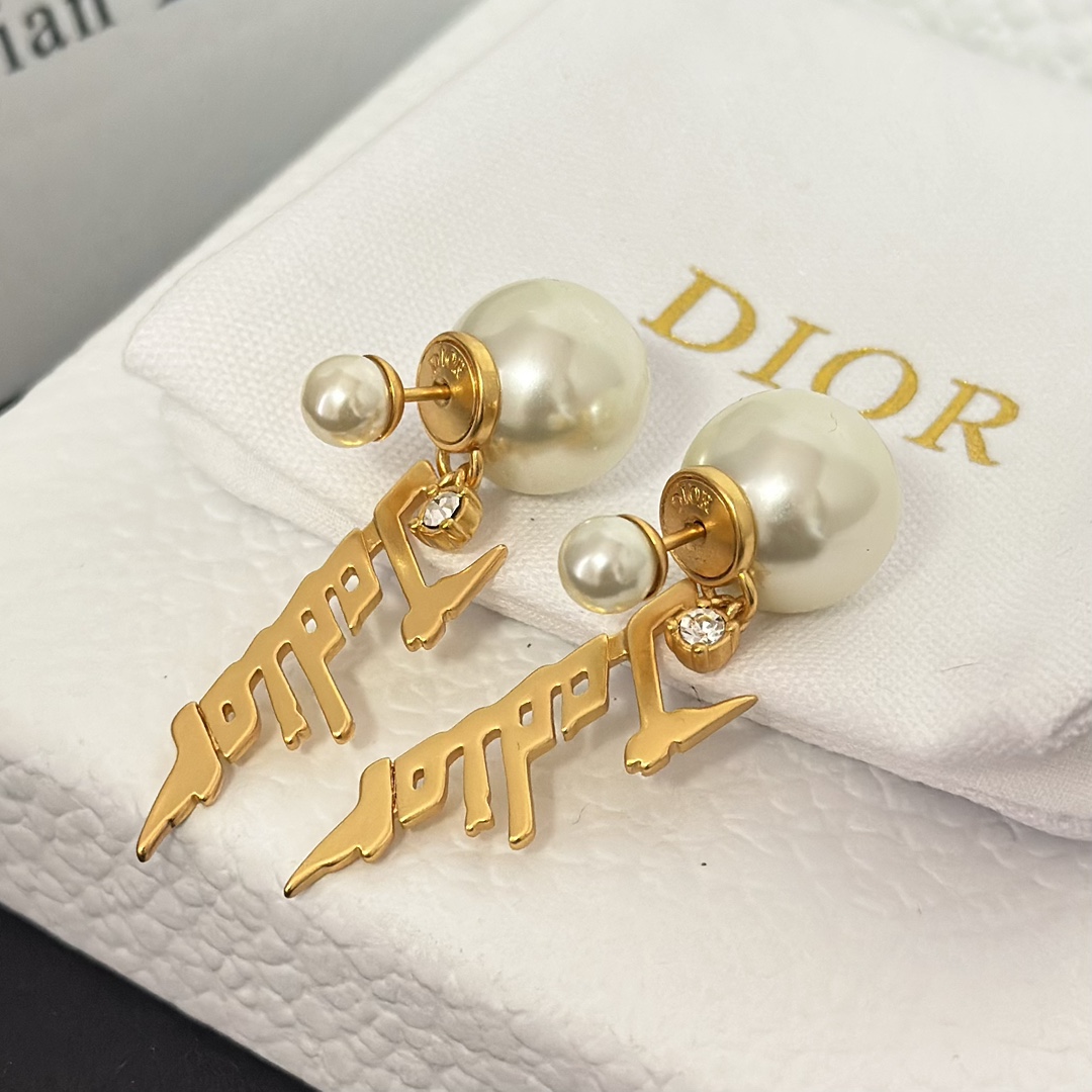 Dior Tassel JADIOR Pearl Earrings - Best Replica Jewelry™