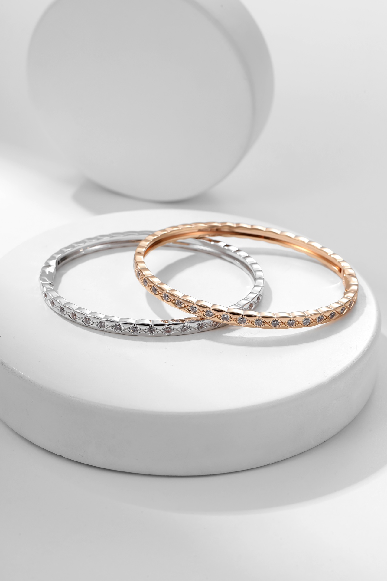 Chanel Diamond Coco Crush Mini Bracelet Bangle - 17CM - Best Replica Jewelry™