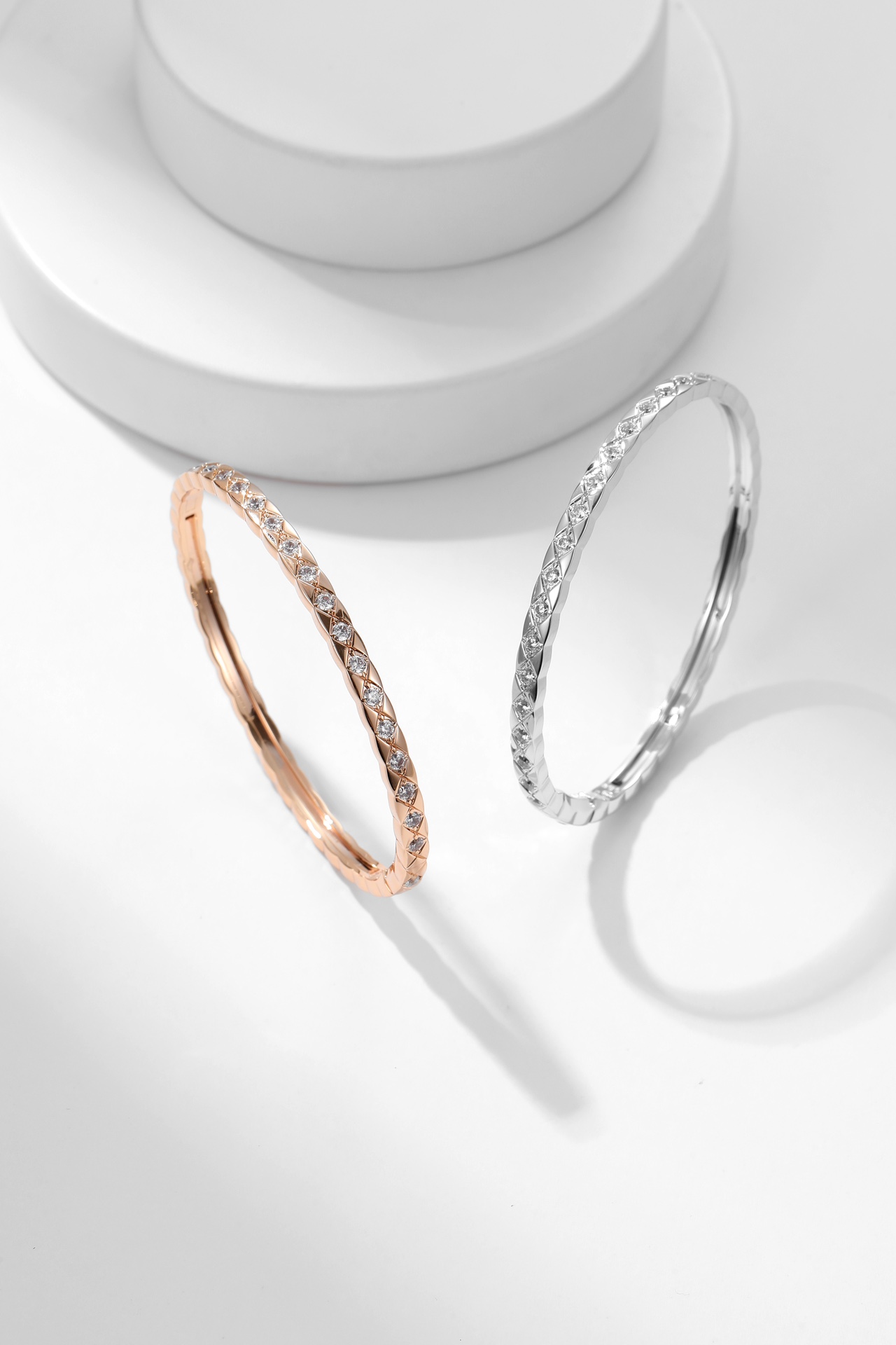 Chanel Diamond Coco Crush Mini Bracelet Bangle - 17CM - Best Replica Jewelry™