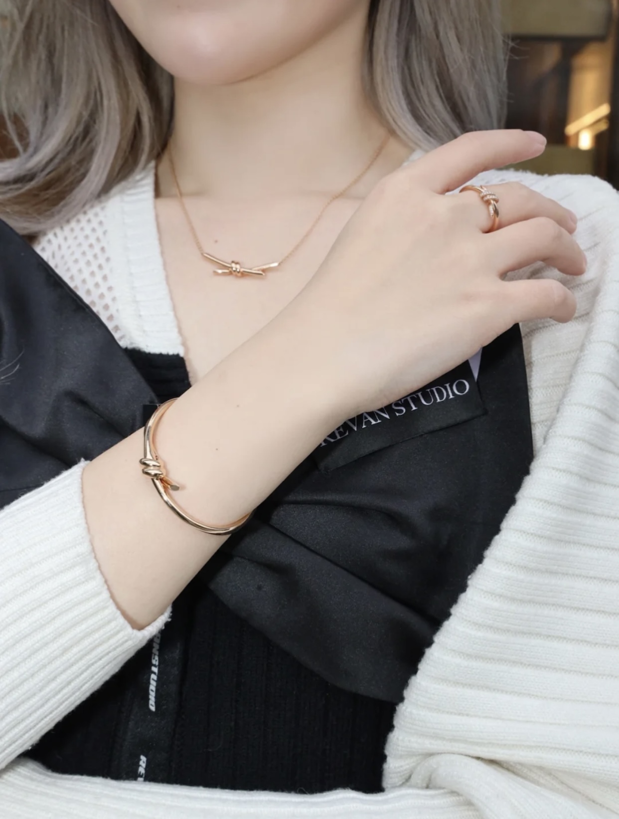 Tiffany Knot Bangle Bracelet - Best Replica Jewelry™