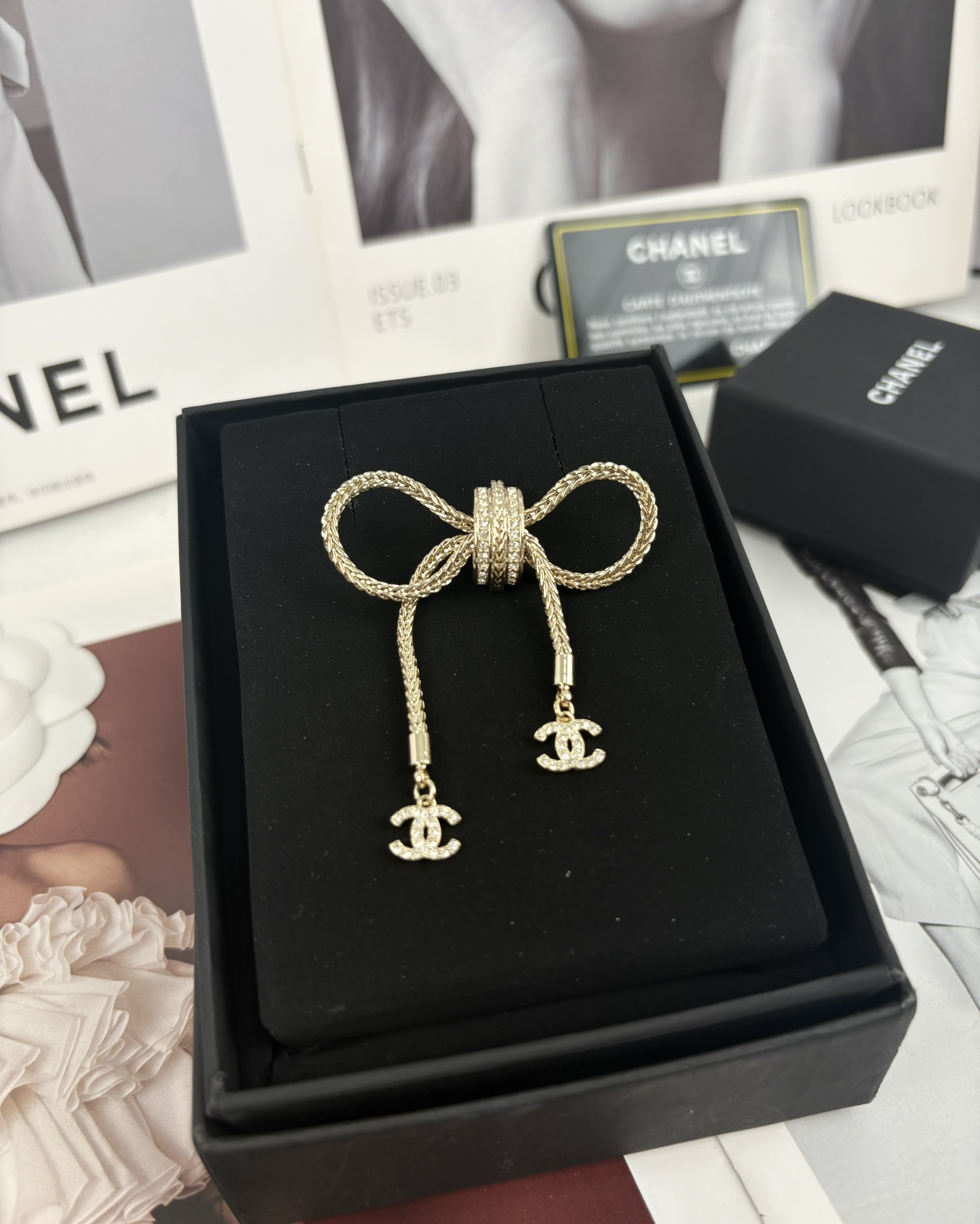 Chanel Bow Brooch - Best Replica Jewelry™