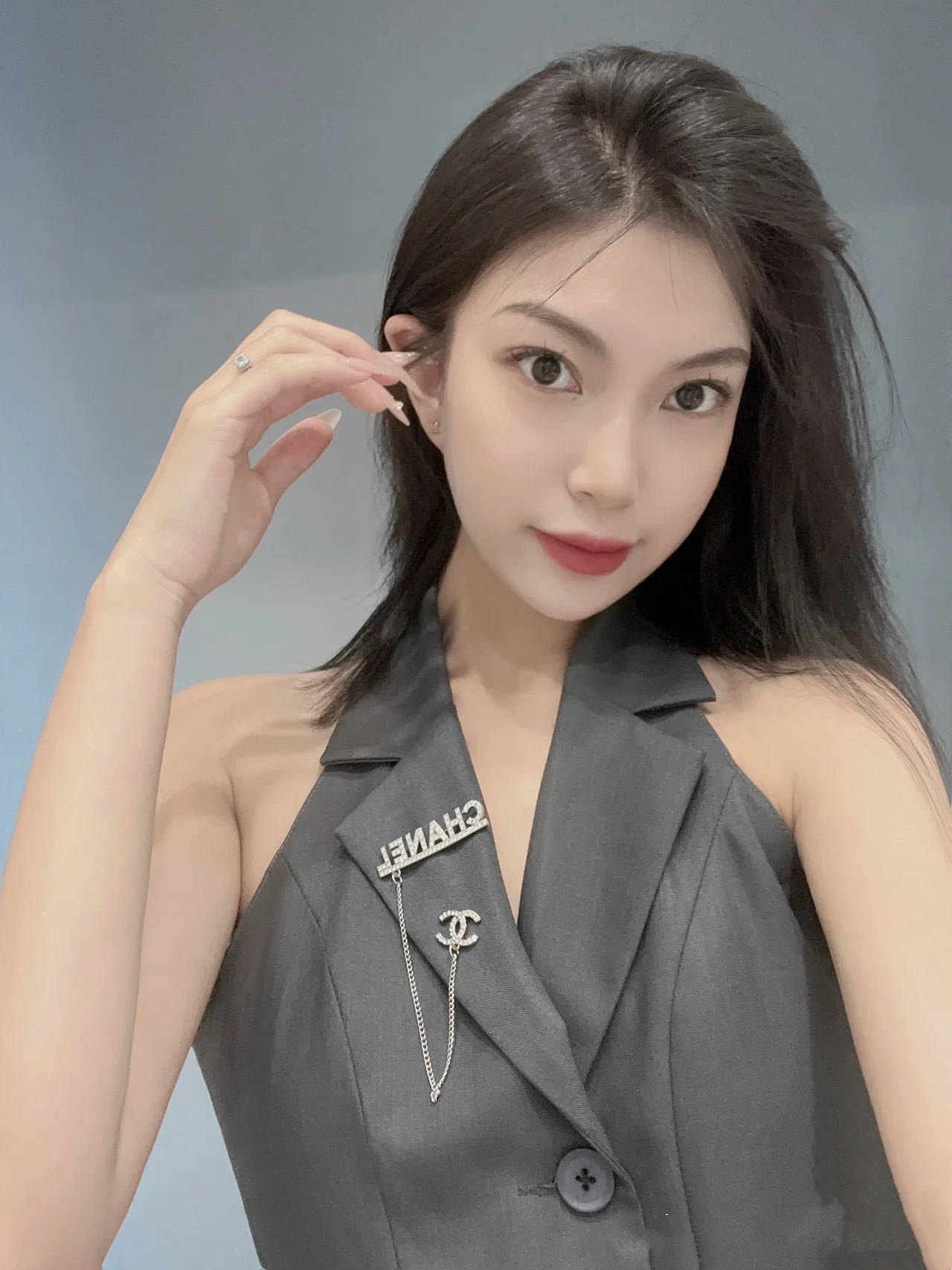 Chanel Monogram Tassel Chain Brooch - Best Replica Jewelry™