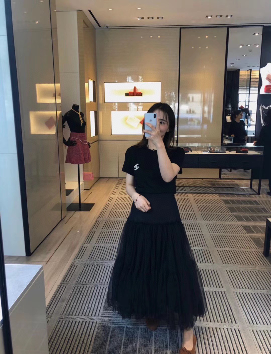 Chanel Light Gold Pave Pearl Brooch - Best Replica Jewelry™