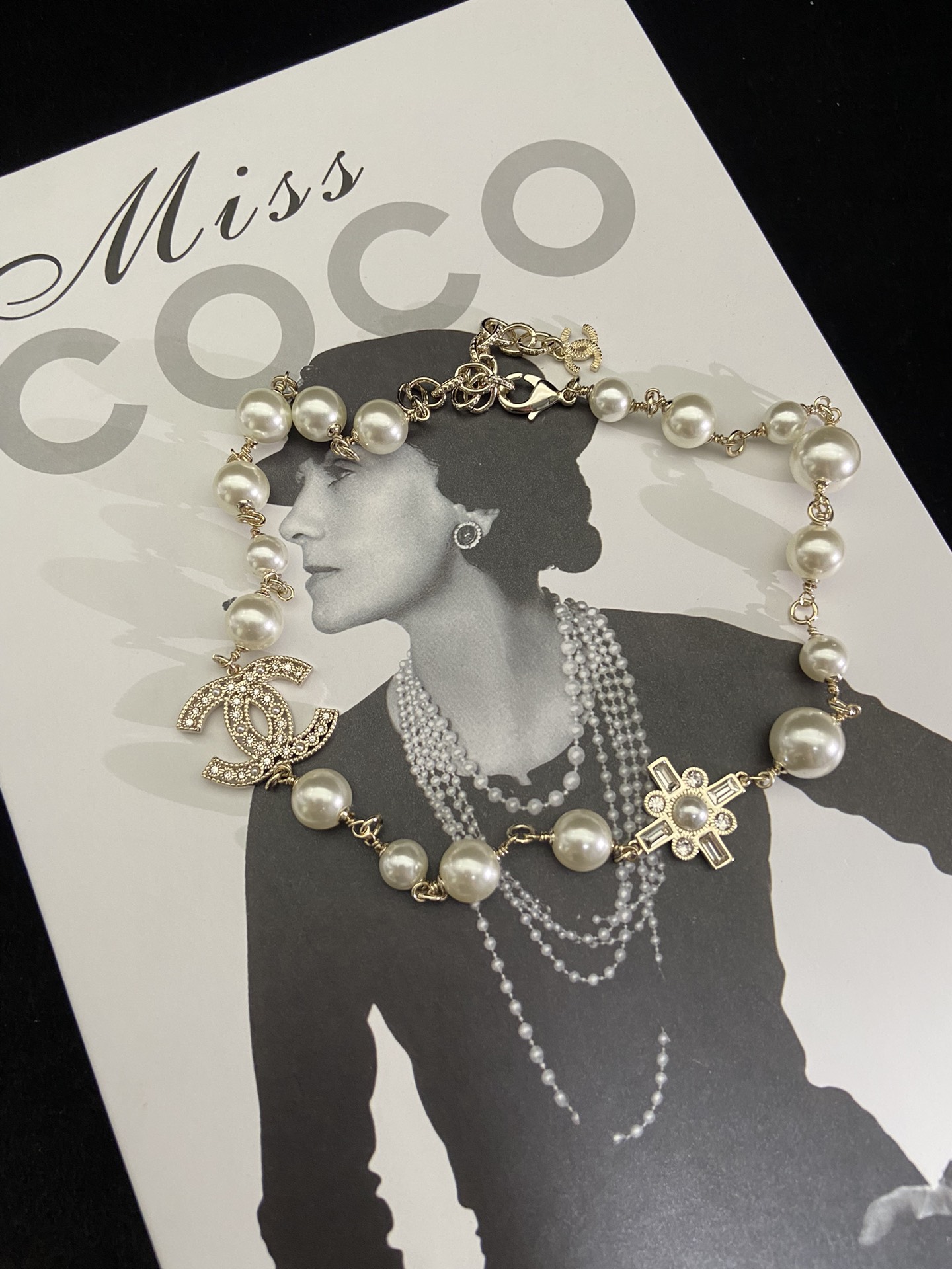 Chanel Pearl Brooch Earrings Bracelet Necklace - Best Replica Jewelry™