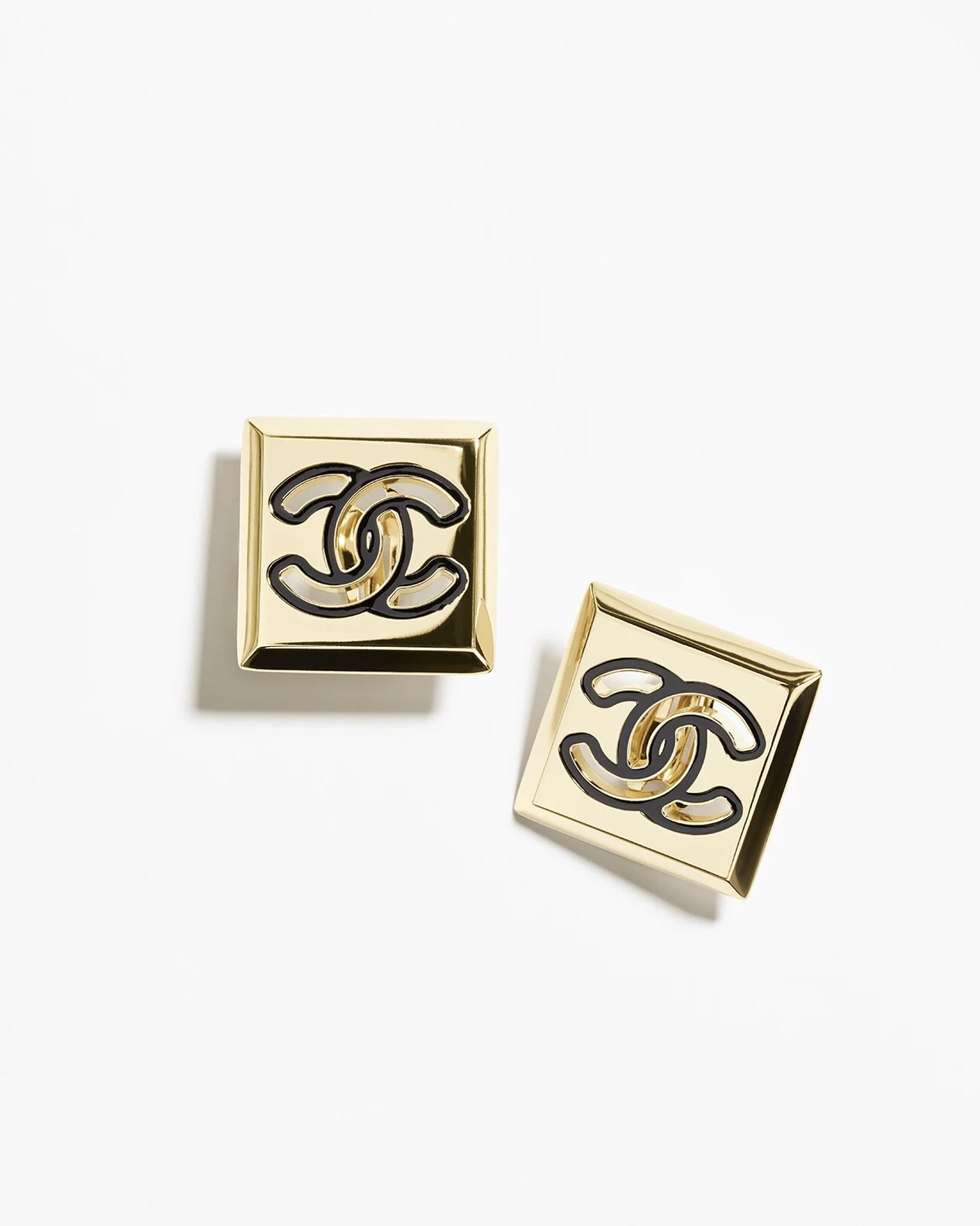 Chanel Square Pearl Stud Earrings - Best Replica Jewelry™