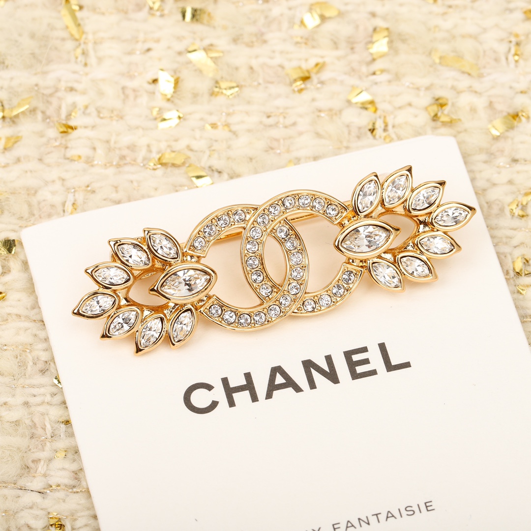 Elegant Chanel Ear of Wheat Brooch - Best Replica Jewelry™