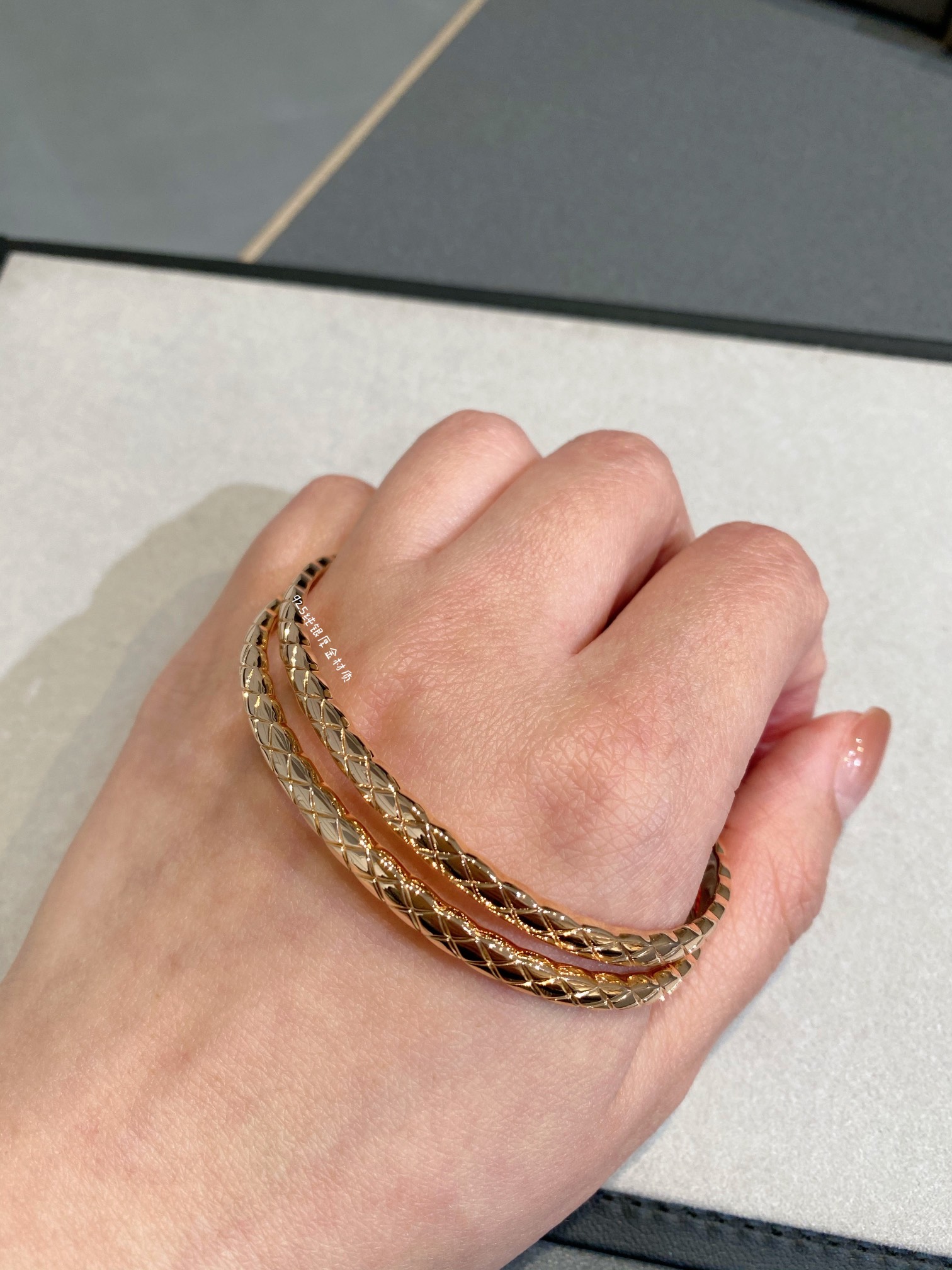 Chanel Coco Crush Open Cuff Bangle Bracelet - Best Replica Jewelry™