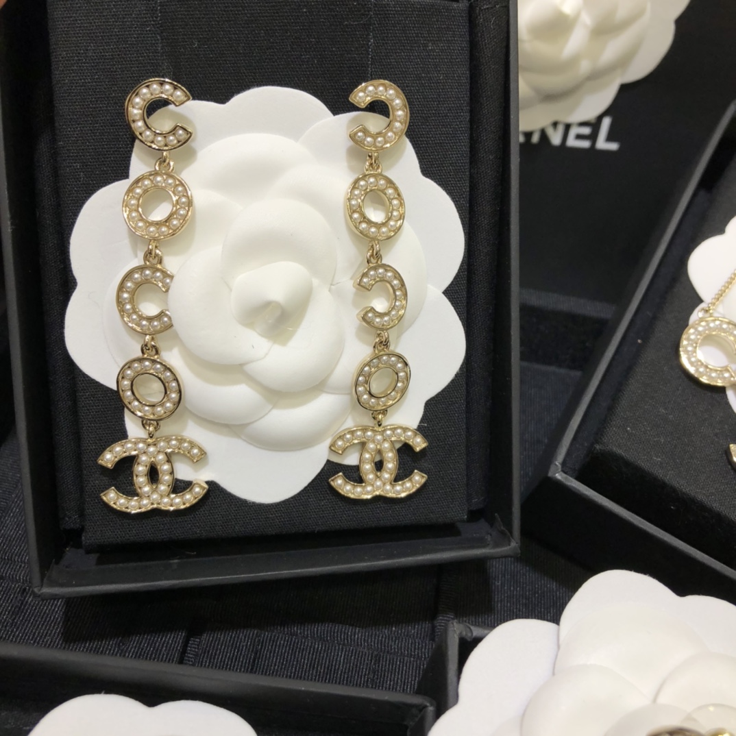 Coco Chanel Brooch Earrings Necklace - Best Replica Jewelry™