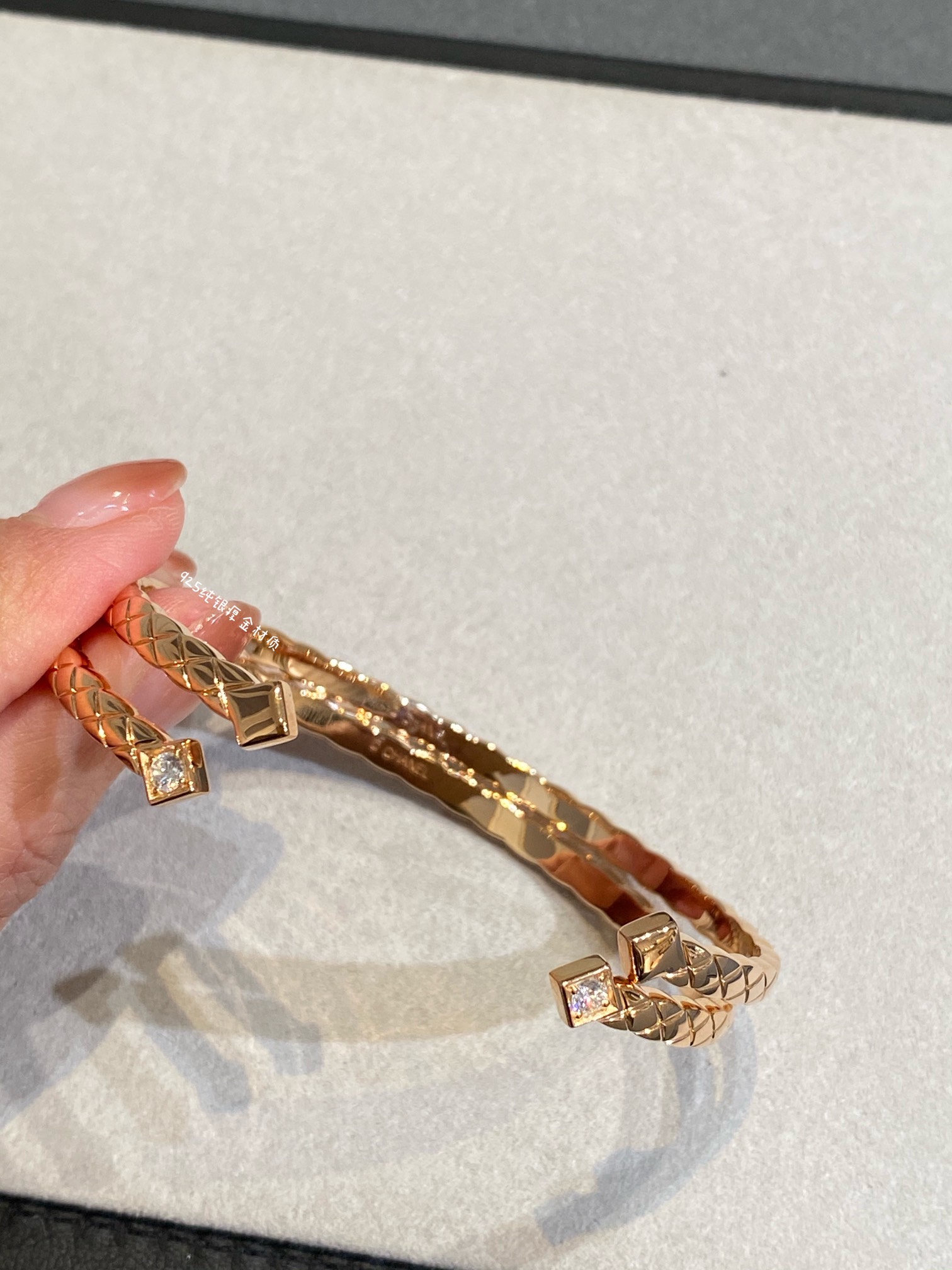 Chanel Coco Crush Open Cuff Bangle Bracelet - Best Replica Jewelry™