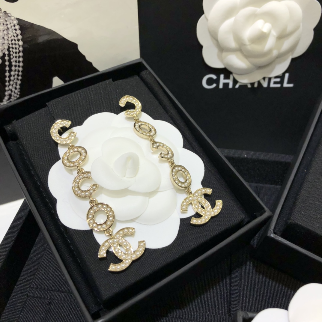 Coco Chanel Brooch Earrings Necklace - Best Replica Jewelry™