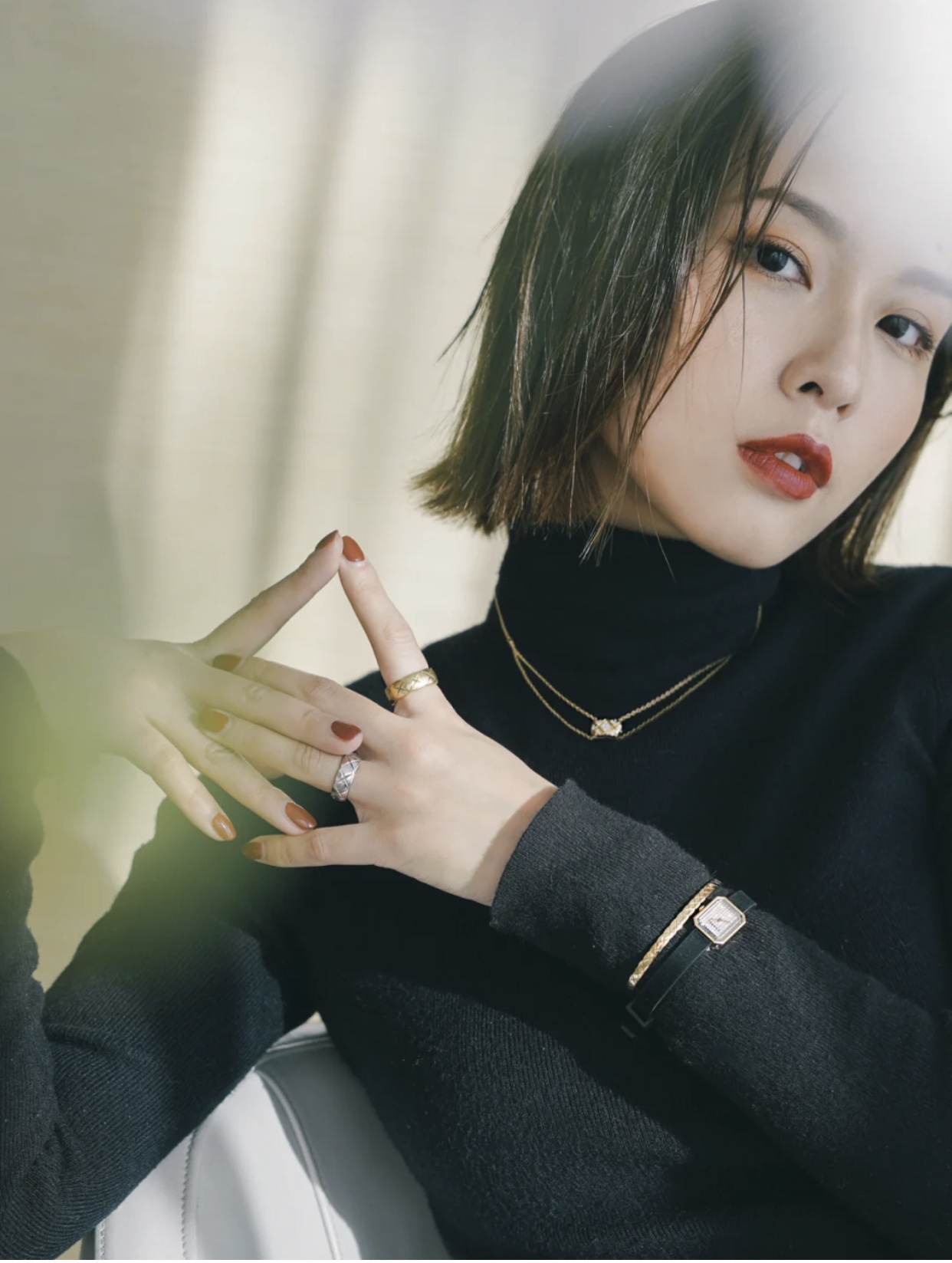 Chanel Coco Crush Open Cuff Bangle Bracelet - Best Replica Jewelry™