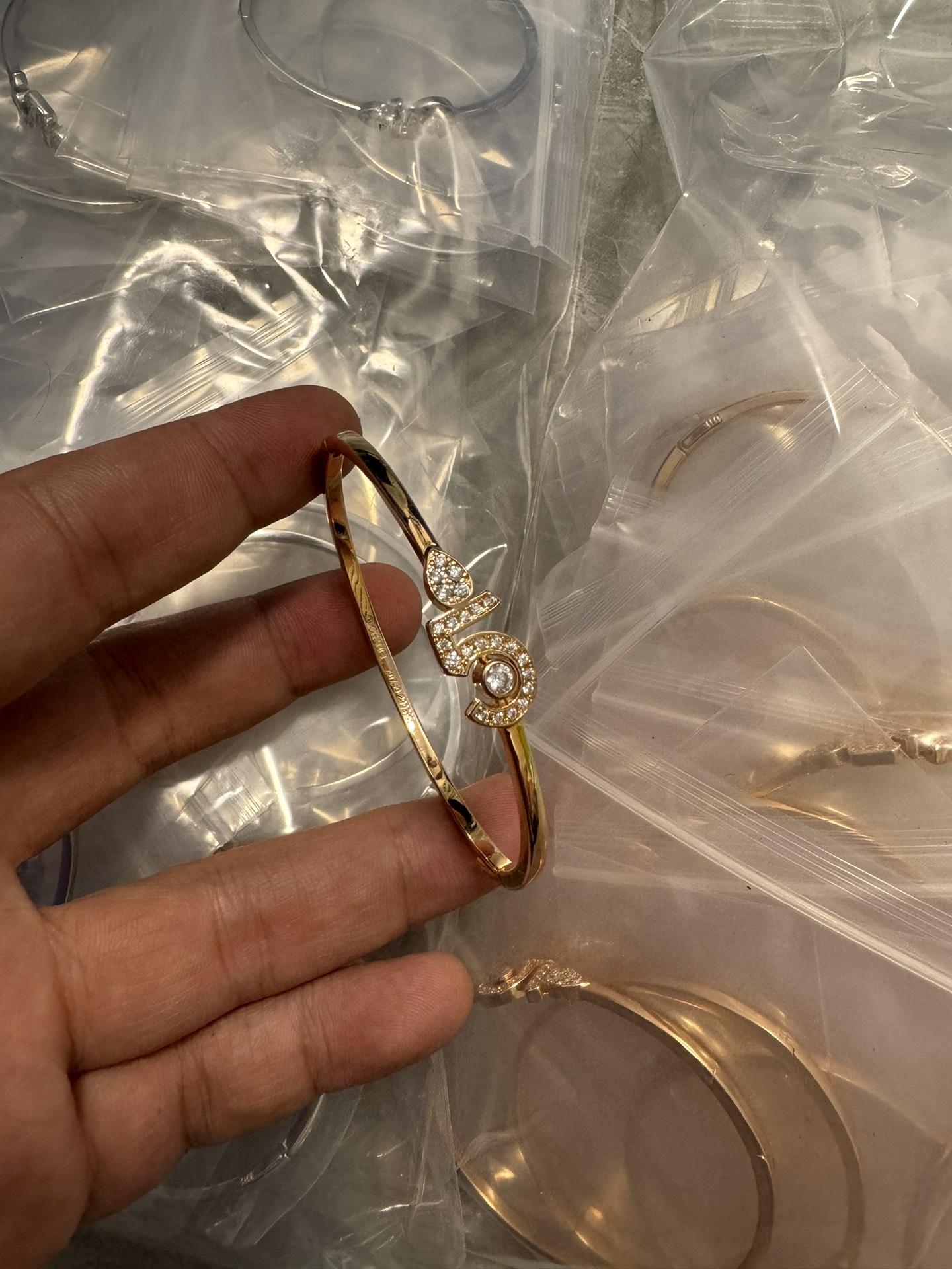 Chanel NO.5 Bangle Bracelet - Best Replica Jewelry™