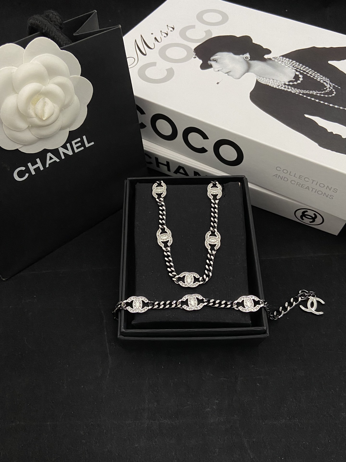 Chanel Classic Flat O Chain Bracelet Choker Necklace - Best Replica Jewelry™